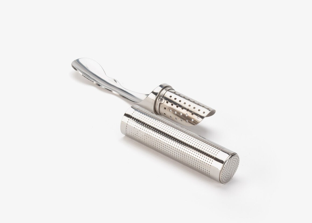 Dammann Frères stainless steel cylindrical infuser