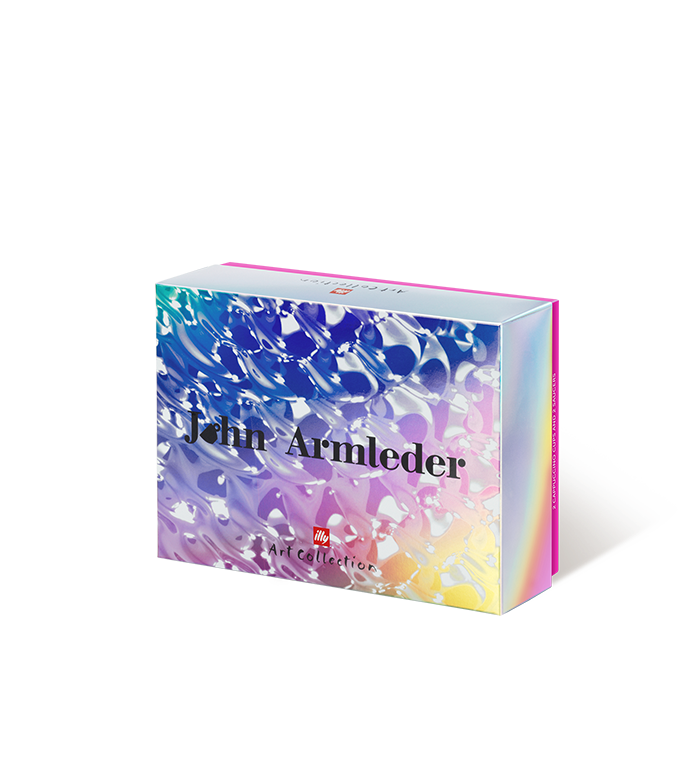 John Armleder: 2 cappuccino kop en schotel - 2025