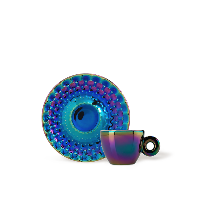 John Armleder: 2 espresso kop en schotel - 2025