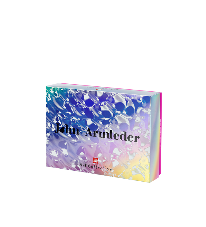 John Armleder: 4 espresso kop en schotel - 2025