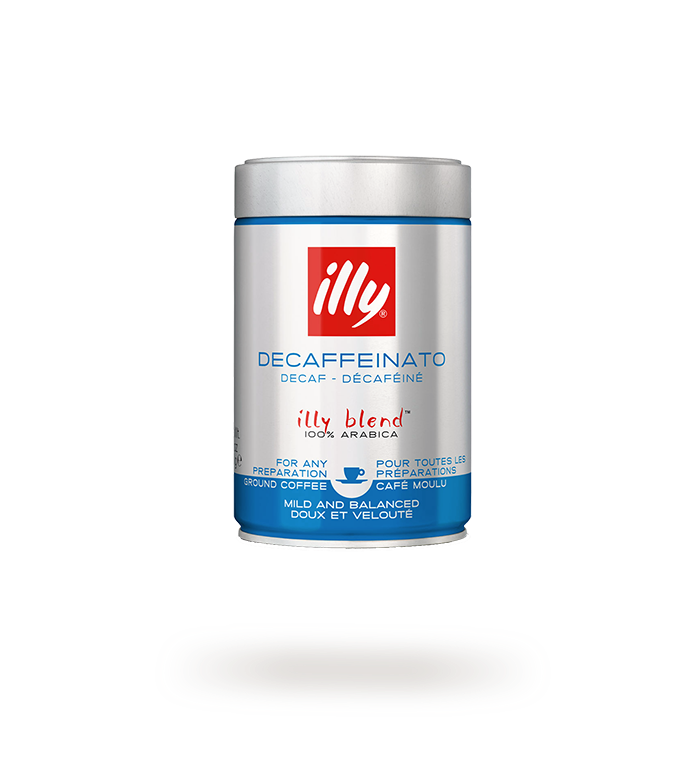illy gemalen koffie deca 250g