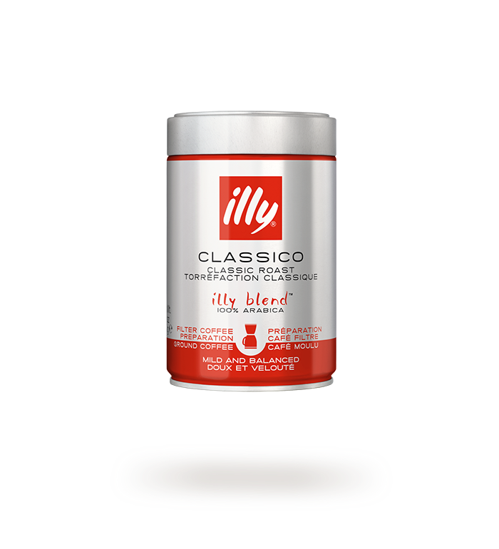 illy gemalen koffie filterkoffie 250g