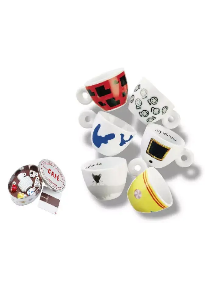 Artistas do Brasil in aluminium packaging 6 espresso cups