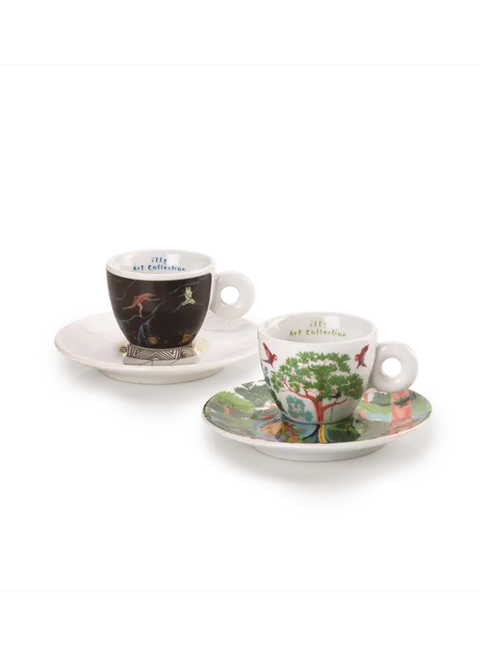BIËNNALE 2024 - SET MET 2 ESPRESSO KOPJES SET B