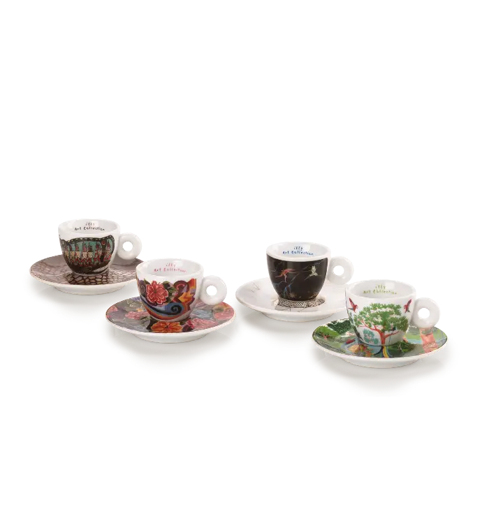 BIËNNALE 2024 - SET MET 4 ESPRESSO KOPJES