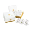 illy Heritage Collectie - 6 espresso kopjes en schotels