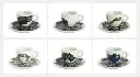 illy art collection- 2005 Michael Beutler Gift box : 6 espresso cups