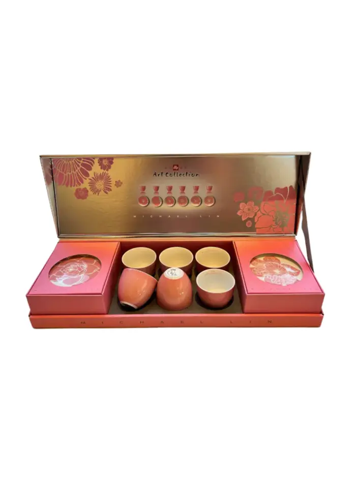 Michael Lin: Gift Box 6 cappuccino kopjes