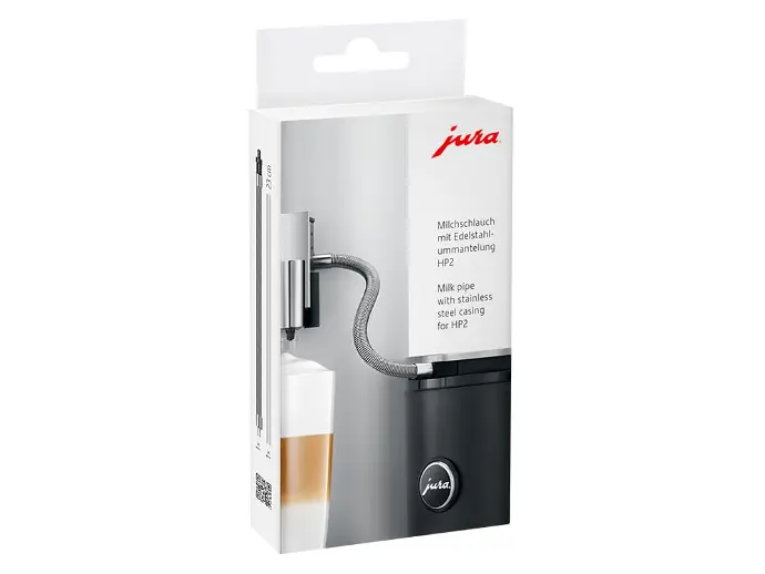 [24113] Jura  melkslang met roestvrijstalen ommanteling HP2