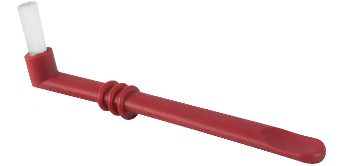 Joe Frex reinigingsborstel met waterkering rood