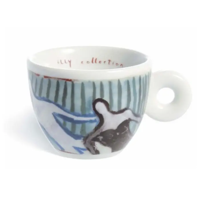 illy collection - 1997 - Sandro Chia - Mambo Il ballo del caffé VII cup - Limited edition