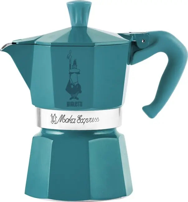 Bialetti Moka Express 3 tassen petrol winter wonderland 