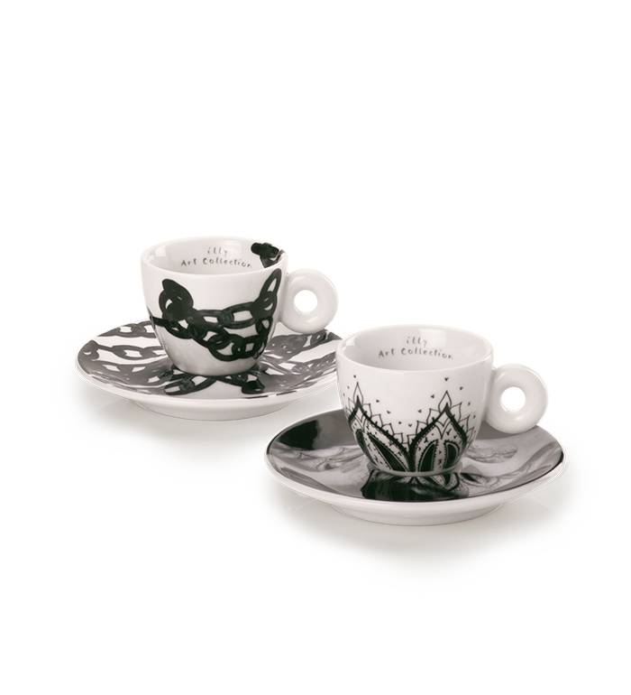 Genesi: 2 espresso kop en schotel - SET A - 2024