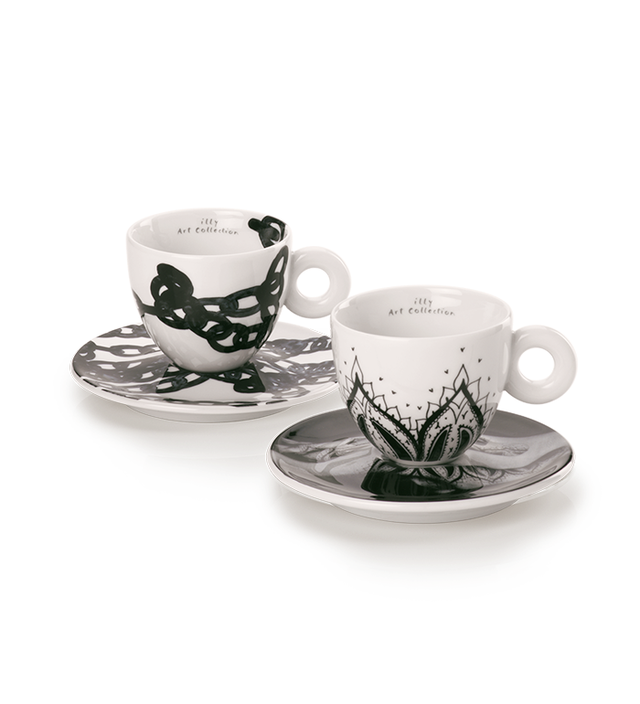 Genesi: 2 cappuccino kop en schotel - SET A - 2024 