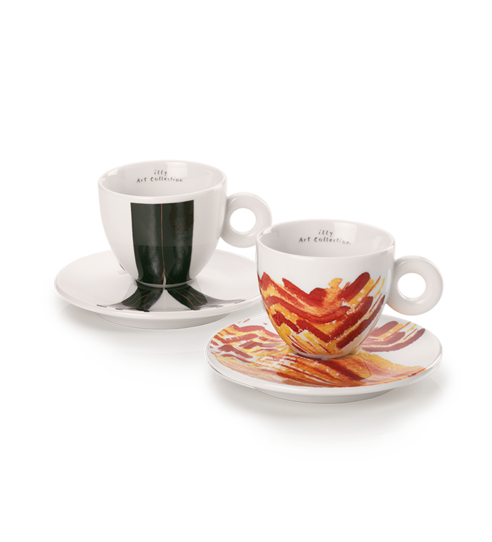 Genesi: 2 cappuccino kop en schotel - SET B - 2024