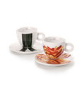 Genesi: 2 cappuccino kop en schotel - SET B - 2024