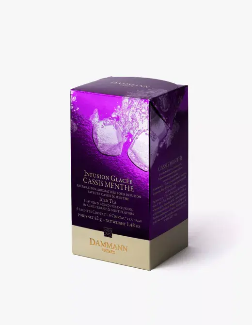 [D2500] Dammann Frères Iced Tea Cassis Mint - 6 zakjes