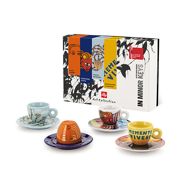 Biënnale 2026: 4 espresso kop en schotel
