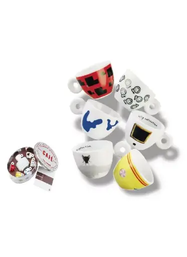 [ARTCOLLECTION4] Artistas do Brasil in aluminium packaging 6 espresso cups