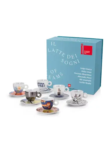 [IAC24159] Biënnale 2022 - Set met 6 cappuccinokopjes