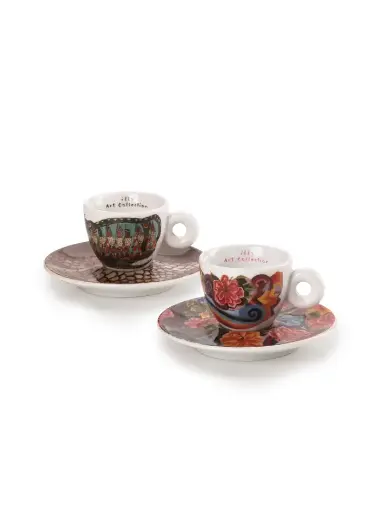 [24956] BIËNNALE 2024 - SET MET 2 ESPRESSO KOPJES SET A