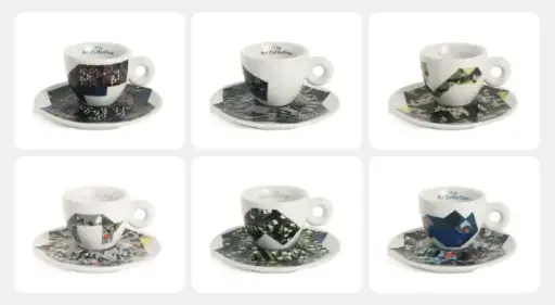 [ARTCOLLECTION23] illy art collection- 2005 Michael Beutler Gift box : 6 espresso cups