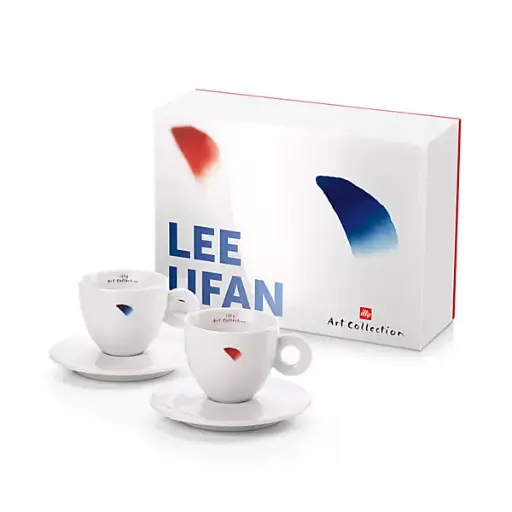 Lee Ufan 2 cappuccinokopjes