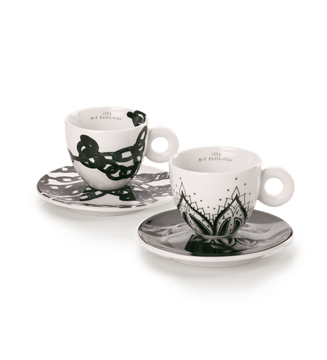 [25156] Genesi: 2 cappuccino kop en schotel - SET A - 2024 